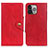 Handytasche Stand Schutzhülle Flip Leder Hülle A05 für Apple iPhone 15 Pro Rot