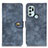Handytasche Stand Schutzhülle Flip Leder Hülle A07D für Motorola Moto G60s Blau