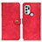Handytasche Stand Schutzhülle Flip Leder Hülle A07D für Motorola Moto G60s Rot