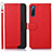 Handytasche Stand Schutzhülle Flip Leder Hülle A09D für Sony Xperia L4 Rot