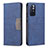 Handytasche Stand Schutzhülle Flip Leder Hülle B01F für Xiaomi Redmi Note 11 5G Blau