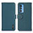 Handytasche Stand Schutzhülle Flip Leder Hülle B01H für Motorola Moto Edge 20 Pro 5G Grün