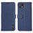 Handytasche Stand Schutzhülle Flip Leder Hülle B01H für Motorola Moto G50 5G Blau