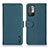 Handytasche Stand Schutzhülle Flip Leder Hülle B01H für Xiaomi Redmi Note 10T 5G Grün
