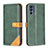Handytasche Stand Schutzhülle Flip Leder Hülle B02F für Motorola Moto G62 5G