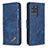 Handytasche Stand Schutzhülle Flip Leder Hülle B03F für Samsung Galaxy S20 Ultra 5G Blau