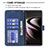 Handytasche Stand Schutzhülle Flip Leder Hülle B06F für Samsung Galaxy S21 Ultra 5G