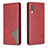 Handytasche Stand Schutzhülle Flip Leder Hülle B07F für Samsung Galaxy A70 Rot