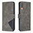 Handytasche Stand Schutzhülle Flip Leder Hülle B08F für Samsung Galaxy A70S Grau