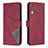 Handytasche Stand Schutzhülle Flip Leder Hülle B08F für Samsung Galaxy A70S Rot