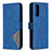 Handytasche Stand Schutzhülle Flip Leder Hülle B08F für Samsung Galaxy S20 FE (2022) 5G Blau