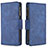 Handytasche Stand Schutzhülle Flip Leder Hülle B09F für Samsung Galaxy A51 4G Blau