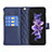 Handytasche Stand Schutzhülle Flip Leder Hülle B14F für Samsung Galaxy Z Fold4 5G