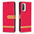 Handytasche Stand Schutzhülle Flip Leder Hülle B16F für Xiaomi Poco F3 5G Rot