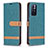 Handytasche Stand Schutzhülle Flip Leder Hülle B16F für Xiaomi Redmi Note 11T 5G Grün