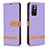 Handytasche Stand Schutzhülle Flip Leder Hülle B16F für Xiaomi Redmi Note 11T 5G Helles Lila