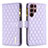 Handytasche Stand Schutzhülle Flip Leder Hülle BF1 für Samsung Galaxy S22 Ultra 5G Violett