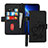 Handytasche Stand Schutzhülle Flip Leder Hülle Blumen L16 für Apple iPhone 14
