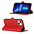 Handytasche Stand Schutzhülle Flip Leder Hülle Blumen L16 für Apple iPhone 14