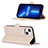 Handytasche Stand Schutzhülle Flip Leder Hülle Blumen L16 für Apple iPhone 14