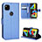 Handytasche Stand Schutzhülle Flip Leder Hülle BY1 für Google Pixel 4a Blau
