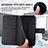 Handytasche Stand Schutzhülle Flip Leder Hülle BY1 für Sony Xperia 8