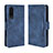 Handytasche Stand Schutzhülle Flip Leder Hülle BY3 für Sharp Aquos Zero5G basic Blau