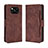 Handytasche Stand Schutzhülle Flip Leder Hülle BY3 für Xiaomi Poco X3 NFC Braun