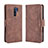 Handytasche Stand Schutzhülle Flip Leder Hülle BY3 für Xiaomi Redmi 9 Braun