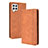 Handytasche Stand Schutzhülle Flip Leder Hülle BY4 für Samsung Galaxy A22 4G Braun
