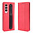 Handytasche Stand Schutzhülle Flip Leder Hülle BY4 für Samsung Galaxy Z Fold4 5G Rot
