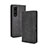 Handytasche Stand Schutzhülle Flip Leder Hülle BY4 für Sony Xperia 1 III Schwarz
