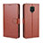 Handytasche Stand Schutzhülle Flip Leder Hülle BY5 für Xiaomi Redmi Note 9S Braun