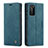 Handytasche Stand Schutzhülle Flip Leder Hülle C01S für Huawei P40 Pro Blau