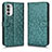 Handytasche Stand Schutzhülle Flip Leder Hülle C01X für Motorola Moto G52j 5G Grün
