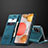 Handytasche Stand Schutzhülle Flip Leder Hülle C02S für Samsung Galaxy A42 5G