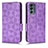 Handytasche Stand Schutzhülle Flip Leder Hülle C02X für Motorola Moto G62 5G Violett