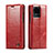 Handytasche Stand Schutzhülle Flip Leder Hülle C03S für Samsung Galaxy S20 Ultra 5G Rot