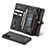 Handytasche Stand Schutzhülle Flip Leder Hülle C04S für Samsung Galaxy S21 Plus 5G