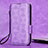 Handytasche Stand Schutzhülle Flip Leder Hülle C05X für Google Pixel 4 Violett