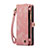 Handytasche Stand Schutzhülle Flip Leder Hülle C06S für Apple iPhone 13 Pro Rosa
