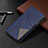 Handytasche Stand Schutzhülle Flip Leder Hülle D03 für Xiaomi Mi Note 10 Blau
