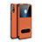 Handytasche Stand Schutzhülle Flip Leder Hülle für Huawei Enjoy 10 Orange