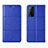 Handytasche Stand Schutzhülle Flip Leder Hülle für Huawei Honor Play4T Pro Blau