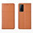 Handytasche Stand Schutzhülle Flip Leder Hülle für Huawei Honor Play4T Pro Orange