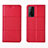 Handytasche Stand Schutzhülle Flip Leder Hülle für Huawei Honor Play4T Pro Rot