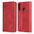Handytasche Stand Schutzhülle Flip Leder Hülle für Huawei P40 Lite E Rot