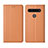 Handytasche Stand Schutzhülle Flip Leder Hülle für LG K41S Orange