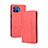 Handytasche Stand Schutzhülle Flip Leder Hülle für Motorola Moto G 5G Plus Rot