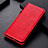 Handytasche Stand Schutzhülle Flip Leder Hülle für Motorola Moto G9 Power Rot